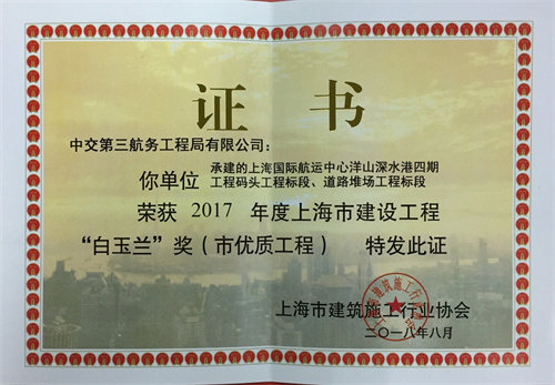 2018.08 上海國際航運中心洋山深水港區四期工程碼頭工程Ⅰ標段、道路堆場工程II標段白玉蘭.jpg